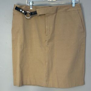 Chaps Tan Skirt Size 16